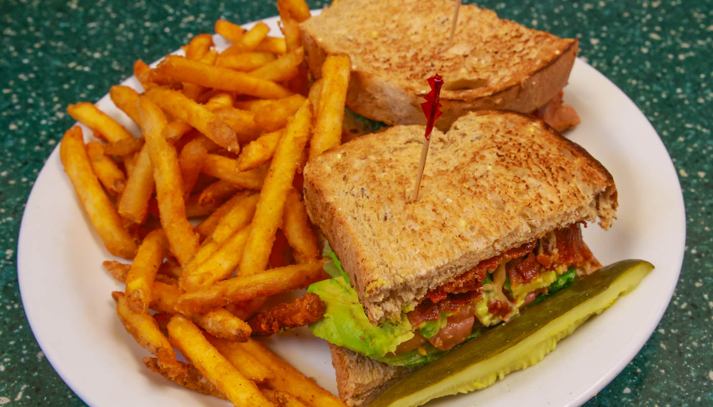 Order Cali BLT Sandwich food online from Sunny Street Cafe store, Painesville on bringmethat.com