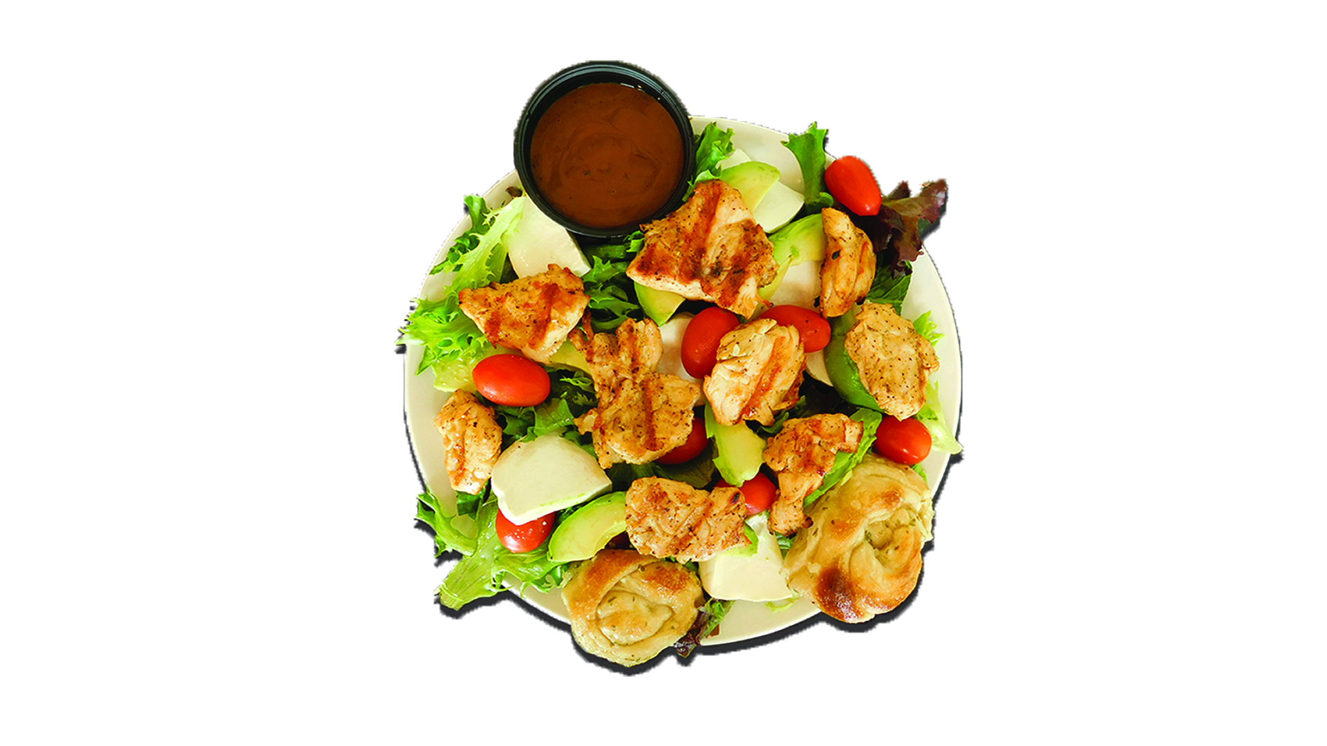 Order Grilled Chicken Salad food online from Somewings store, Newington on bringmethat.com