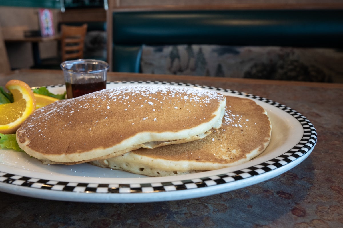 Order Pancake Stack - 2 Cakes food online from Black Bear Diner store, Colorado Springs on bringmethat.com