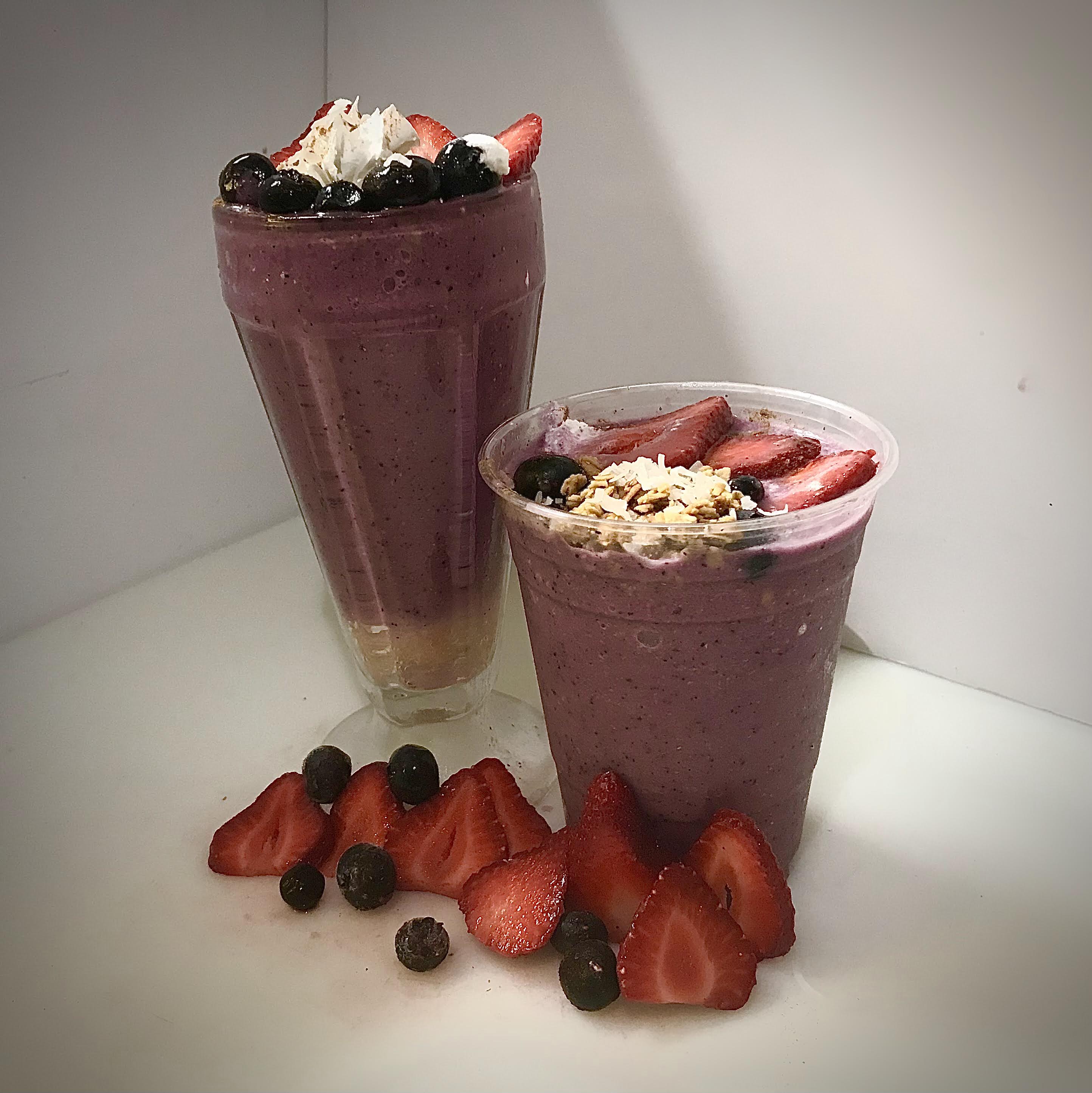 Order #7 (Strawberry/Blueberry) food online from El Papayon store, Ontario on bringmethat.com