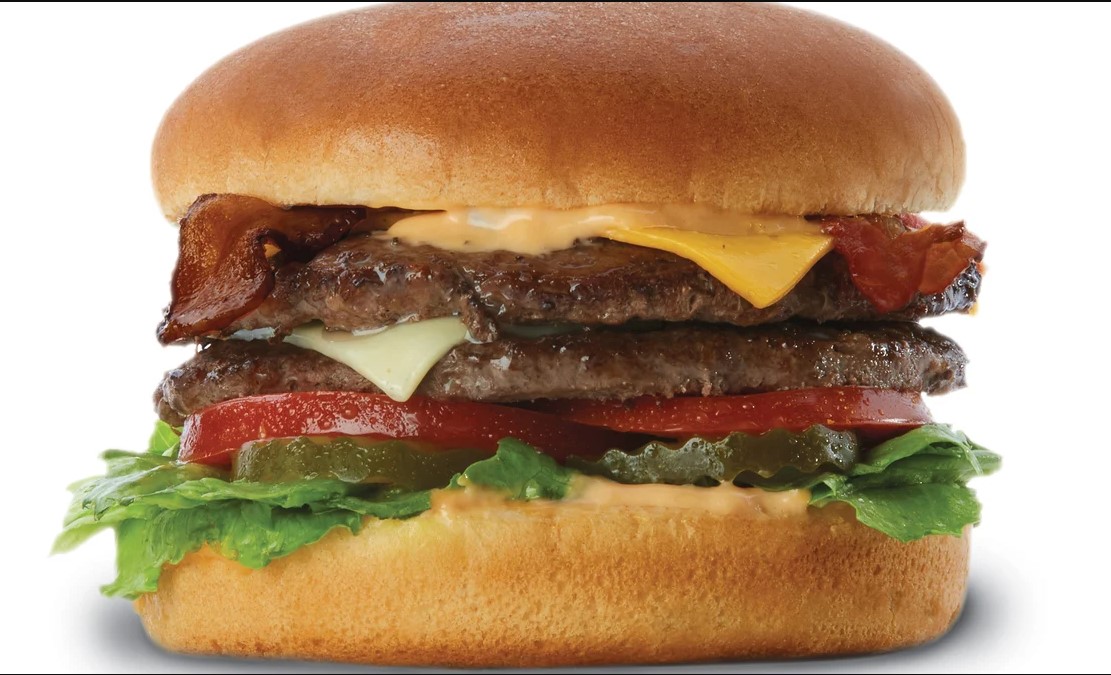 Order  The Double Decker Burger food online from Fosters Freeze store, Ceres on bringmethat.com