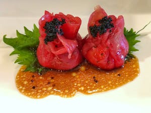 Order Tuna Shumai food online from Asuka Sushi Japanese Cuisine store, Mt Laurel Township on bringmethat.com
