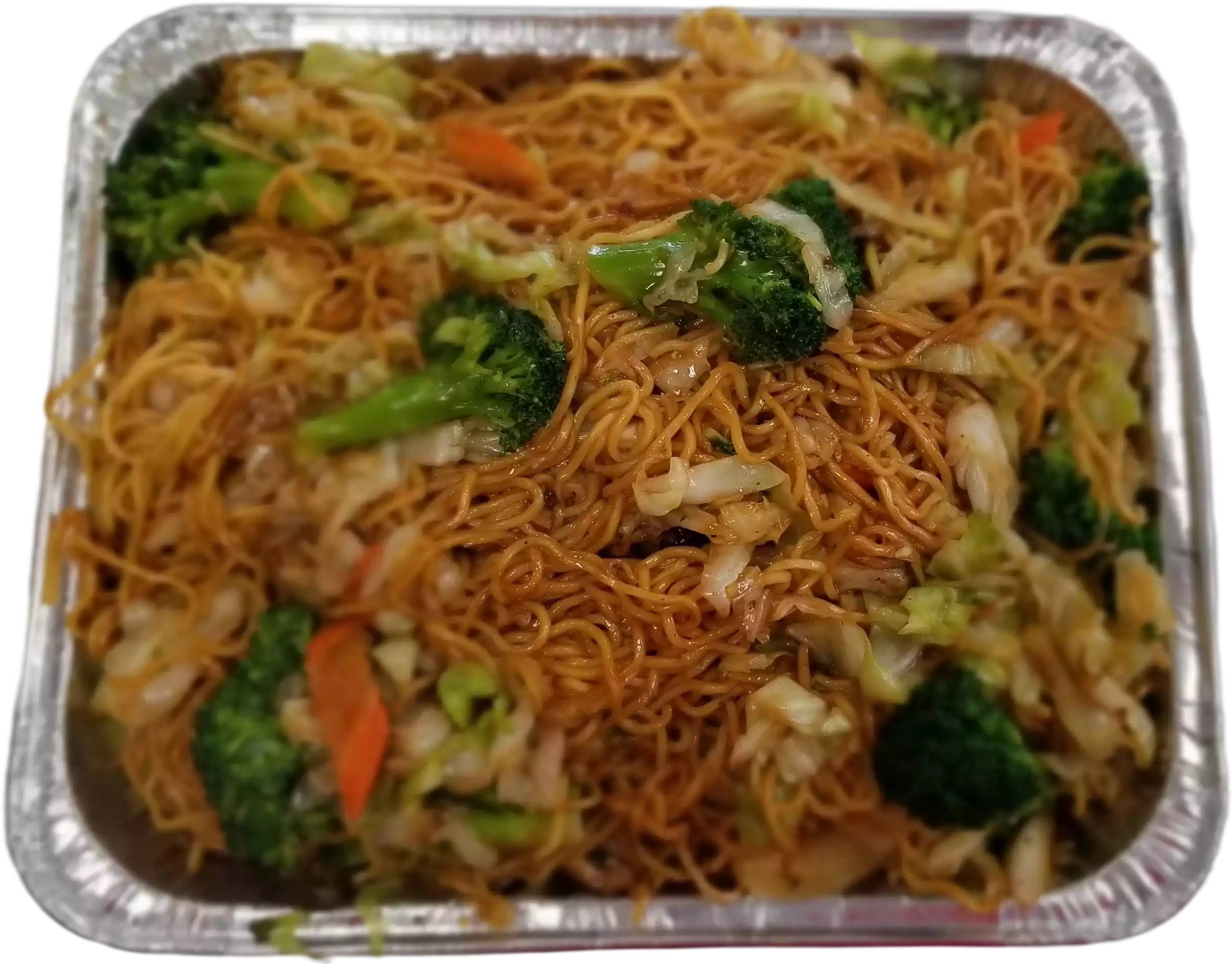 Order Vegetable ChowMein Party Tray food online from Oishi Teriyaki & Sushi store, Paramount on bringmethat.com