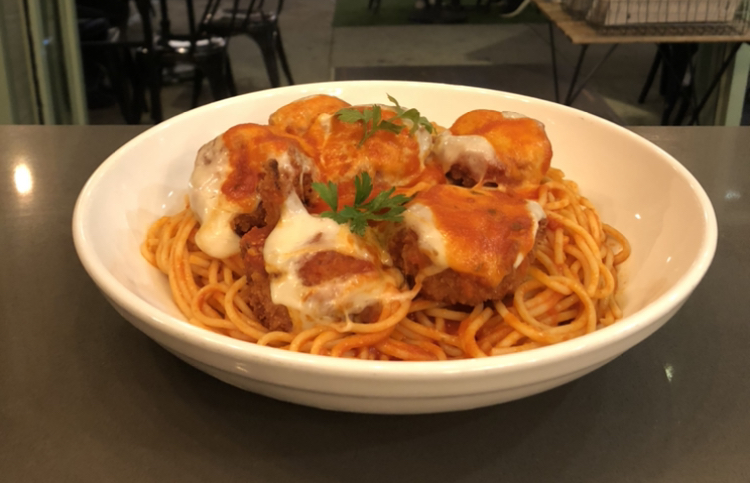 Order Shrimp Parmigiana food online from South Slope Eatery store, Brooklyn on bringmethat.com