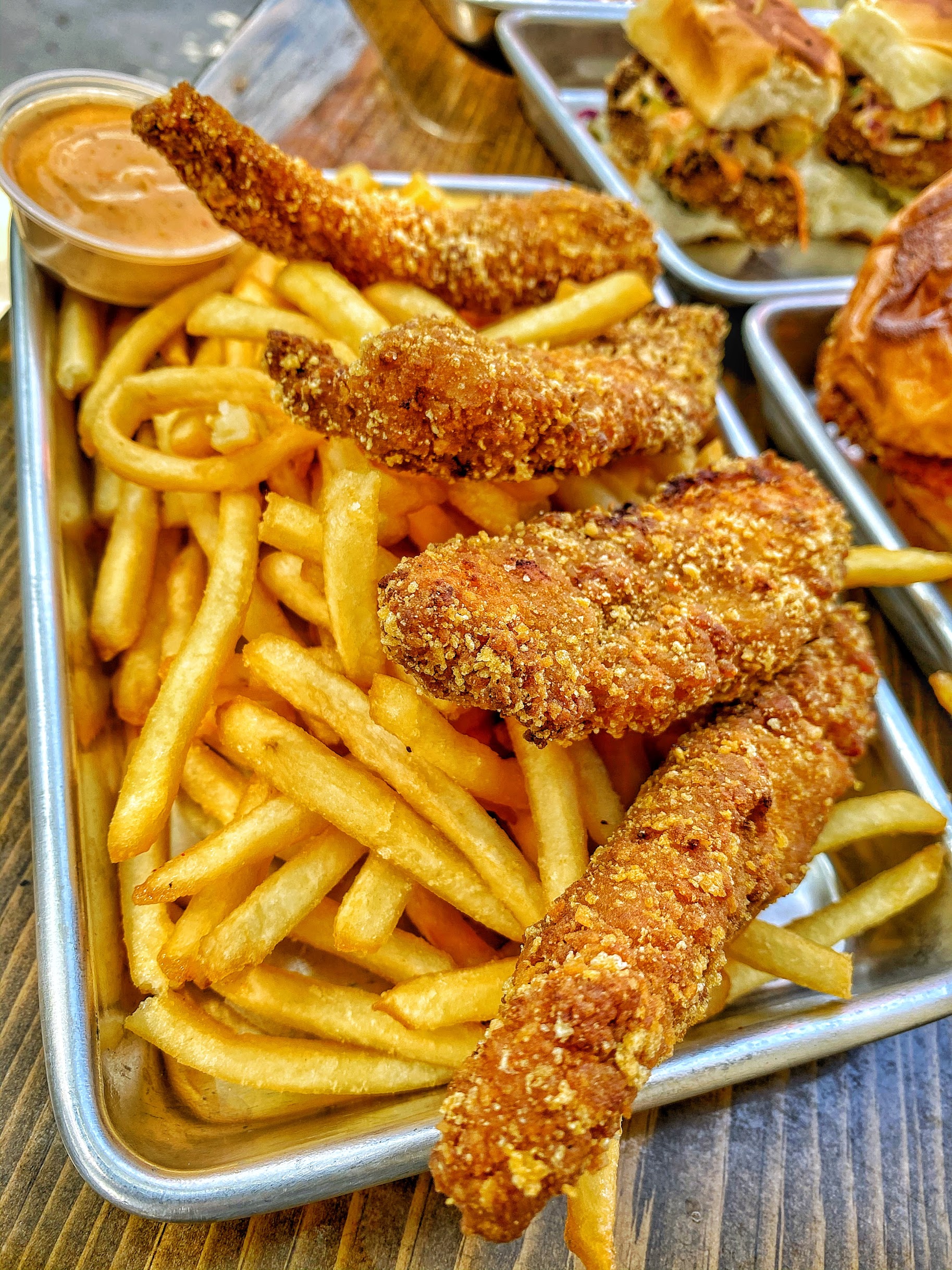 Order Chicken tenders with fries food online from The Chicken Koop store, Whittier on bringmethat.com