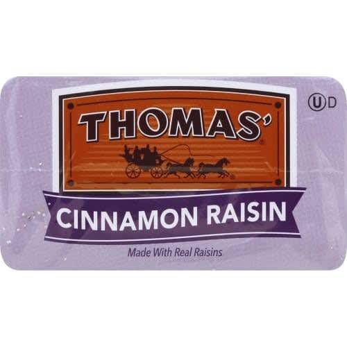 Order Thomas' · Cinnamon Raisin English Muffins (6 muffins) food online from United Supermarkets store, Plainview on bringmethat.com