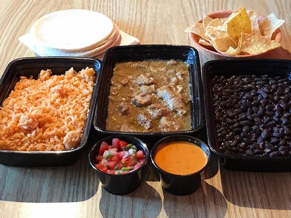 Order Chile Verde Family Meal food online from Papalote Mexican Grill store, SF on bringmethat.com