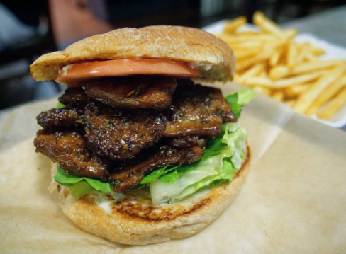 Order Pepper Steak Burger food online from Vegan Glory store, Los Angeles on bringmethat.com