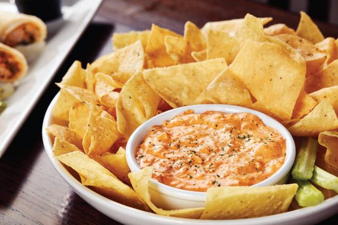 Order BUFFALO CHICKEN DIP food online from Big Whiskey American Restaurant & Bar store, Fayetteville on bringmethat.com