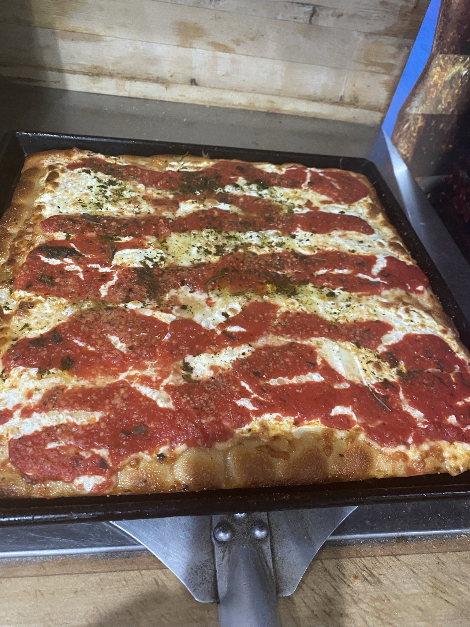 Order 16" New York Style Sicilian Specialty Pizza  food online from Pepperoni store, Oaklyn on bringmethat.com