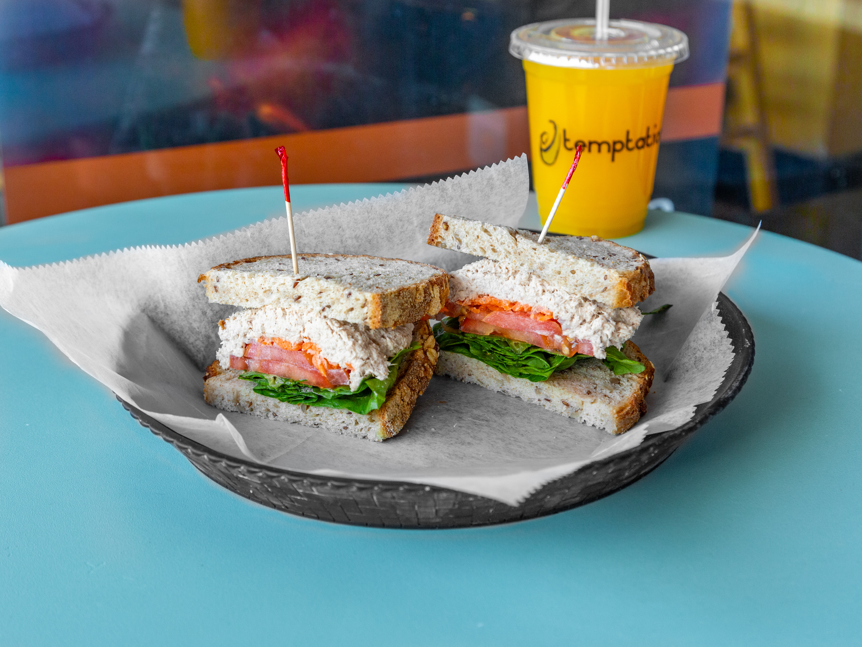 Order Tuna Salad Sandwich food online from Temptations store, Brookline on bringmethat.com