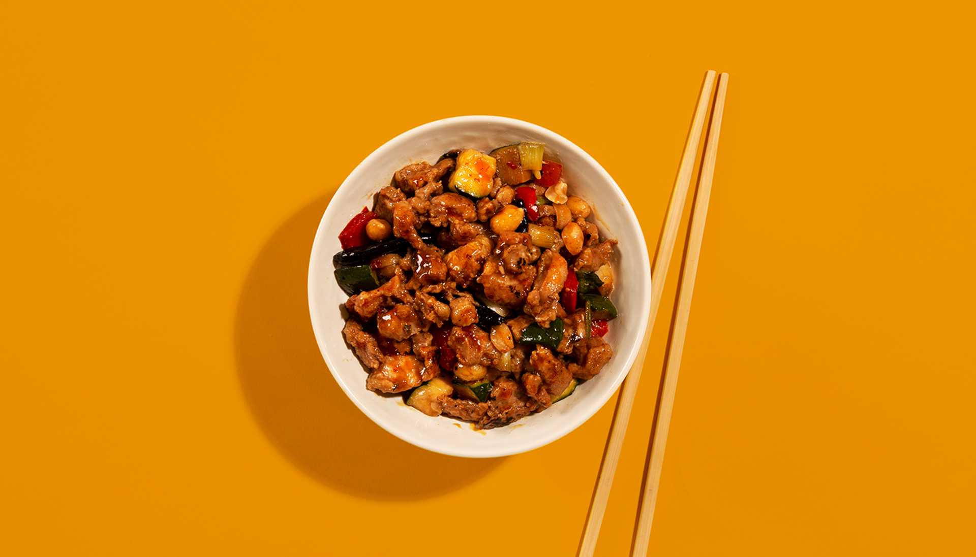 Order Spicy Kung Pao Chicken food online from Blazin' Bamboo store, San Francisco on bringmethat.com