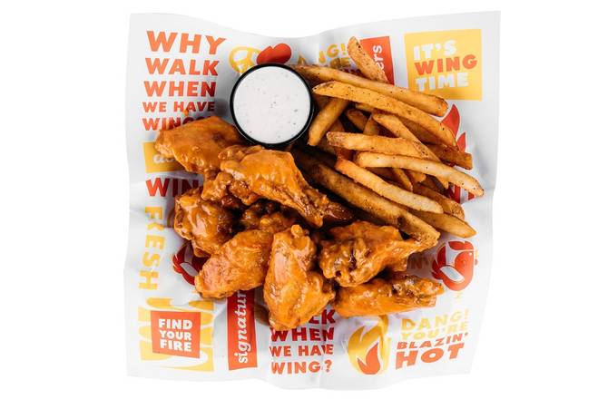 Order 9 traditional - regular food online from Wingstand By Jefferson store, Kansas City on bringmethat.com