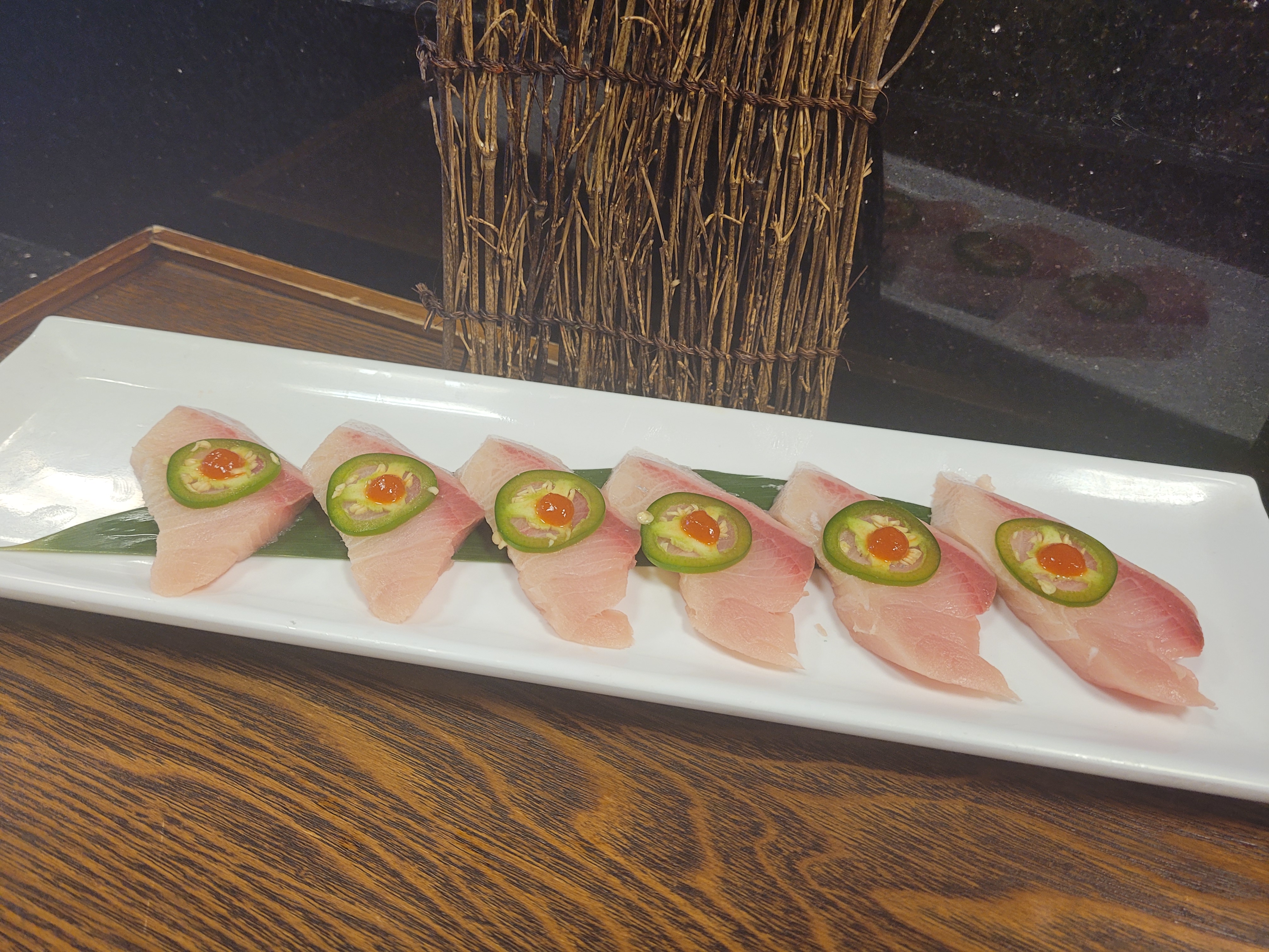 Order Yellowtail Carpaccio food online from Hi Sushi store, Bakersfield on bringmethat.com