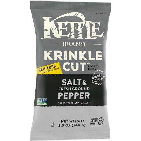 Order Kettle Chips Salt & Fresh Ground Pepper Big Bag food online from IV Deli Mart store, Goleta on bringmethat.com
