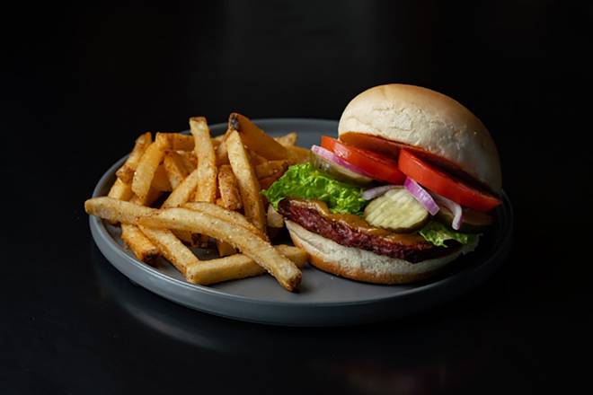 Order Cheeseburger food online from R&R Barbeque store, South Jordan on bringmethat.com