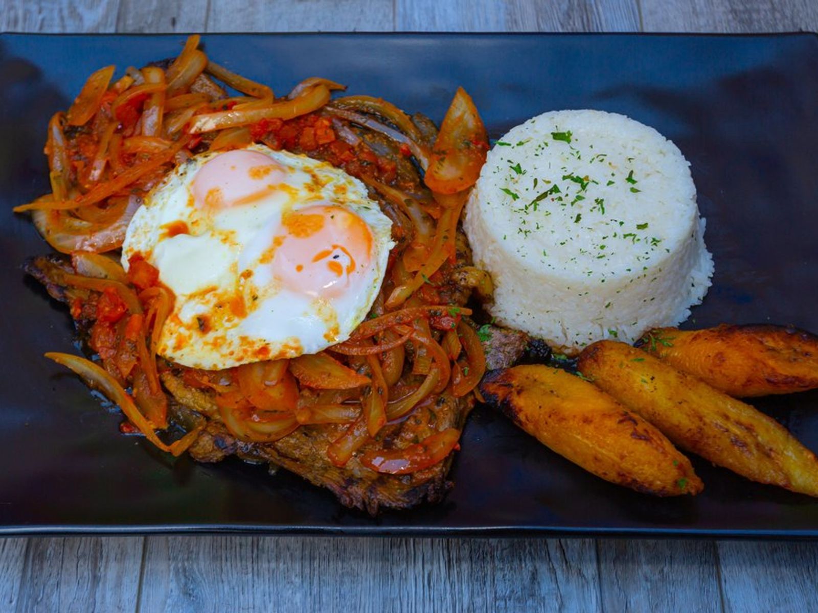 Order Bistec a Caballo food online from Brisas Colombianas North Plainfield store, North Plainfield on bringmethat.com