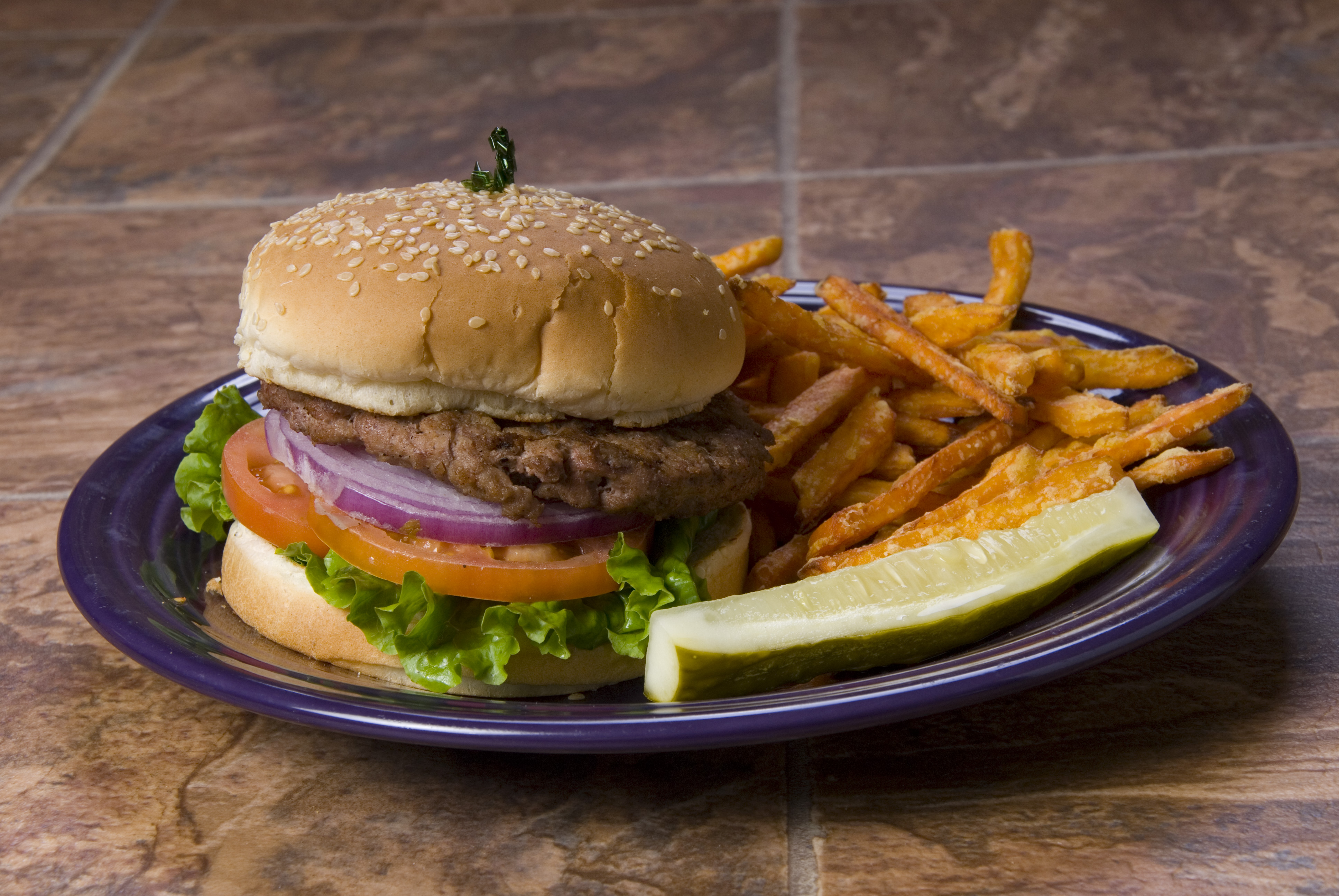 Order Hamburger Lunch food online from Brothers Family Restaurant store, San Diego on bringmethat.com