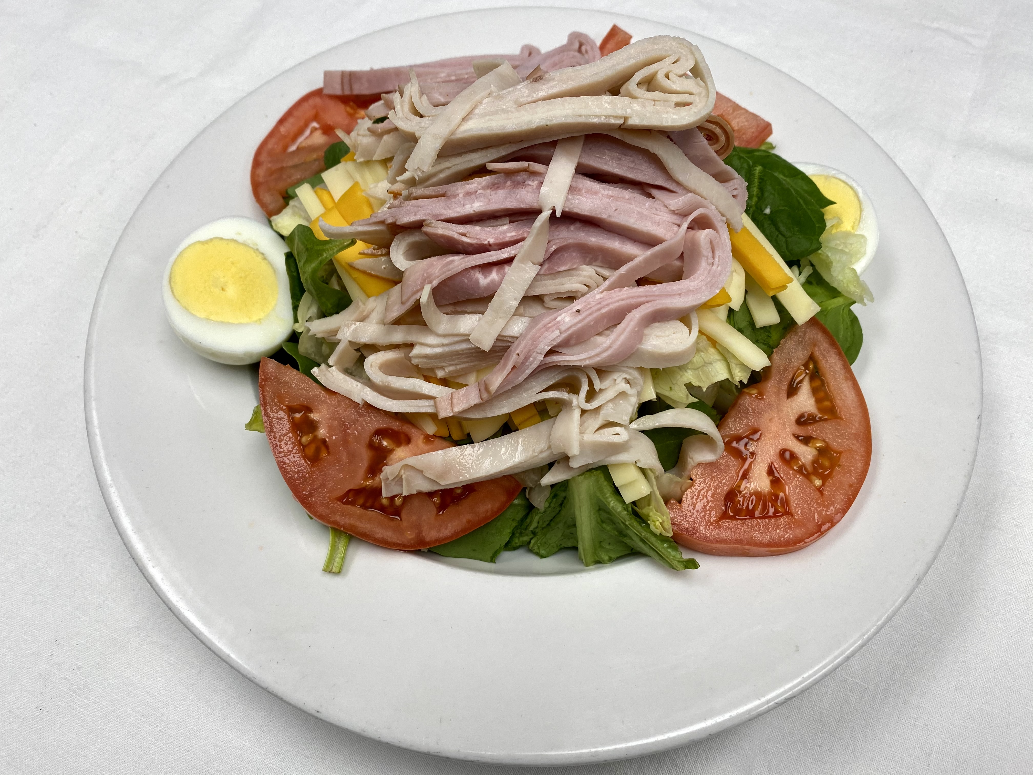 Order Chef Salad food online from Russell's Burgers store, Pasadena on bringmethat.com