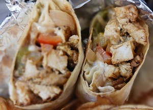 Order Chicken Philly Wrap food online from Casey's Bistro store, Burlington on bringmethat.com