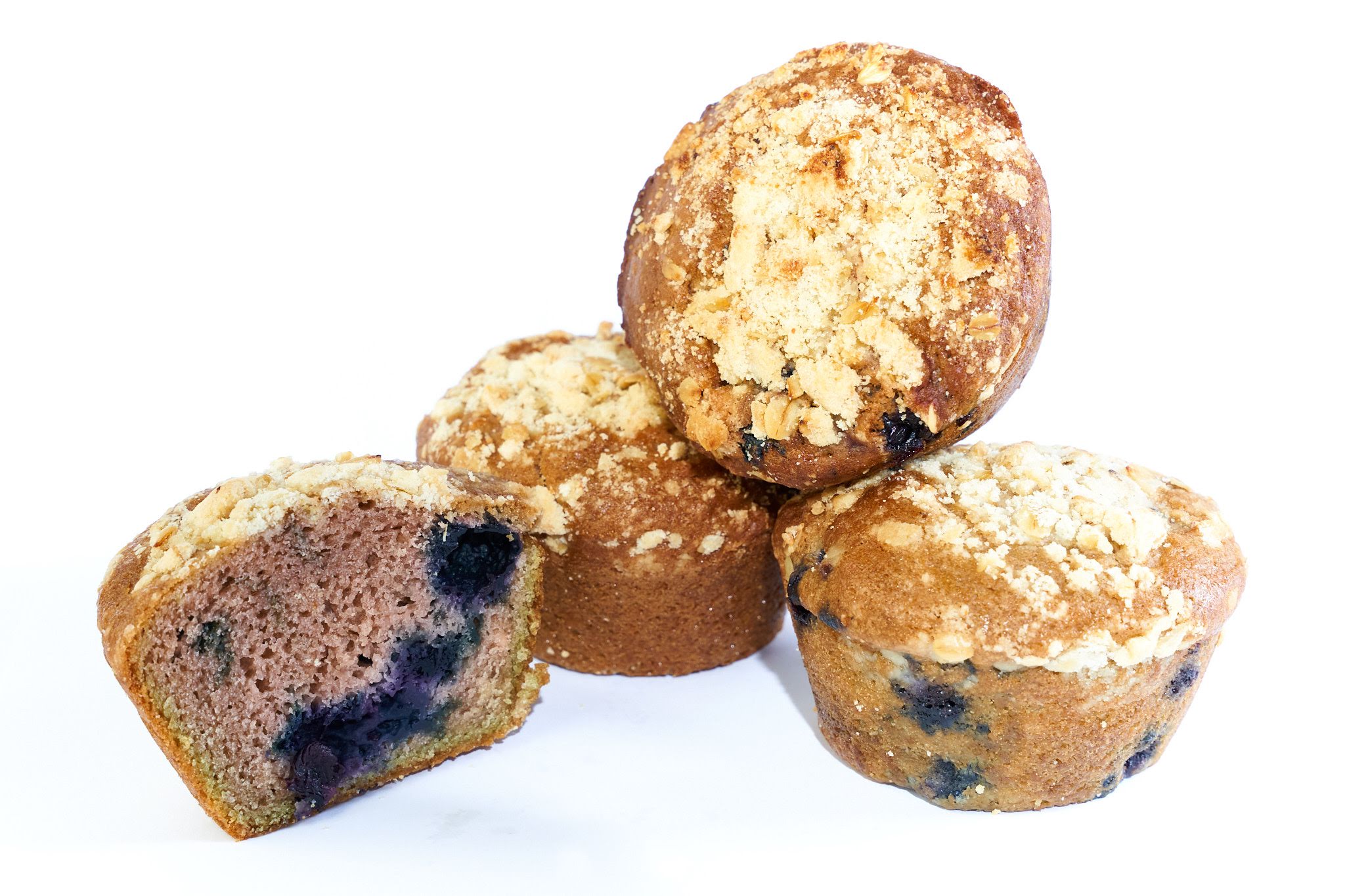 Order The Blueberry Muffin food online from Bronze Cafe store, Las Vegas on bringmethat.com