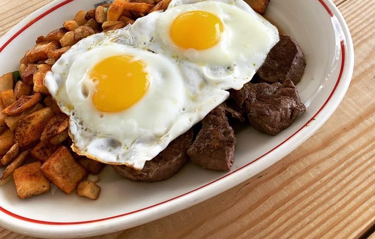 Order Steak and Eggs food online from Tick Tock Diner store, New York on bringmethat.com