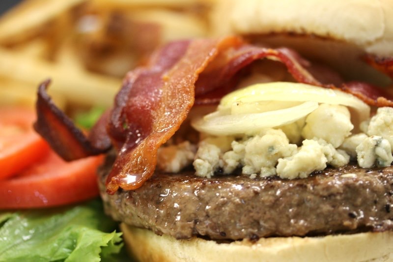 Order Bacon Bleu Cheese Burger food online from The Mystic Diner & Restaurant store, Stonington on bringmethat.com