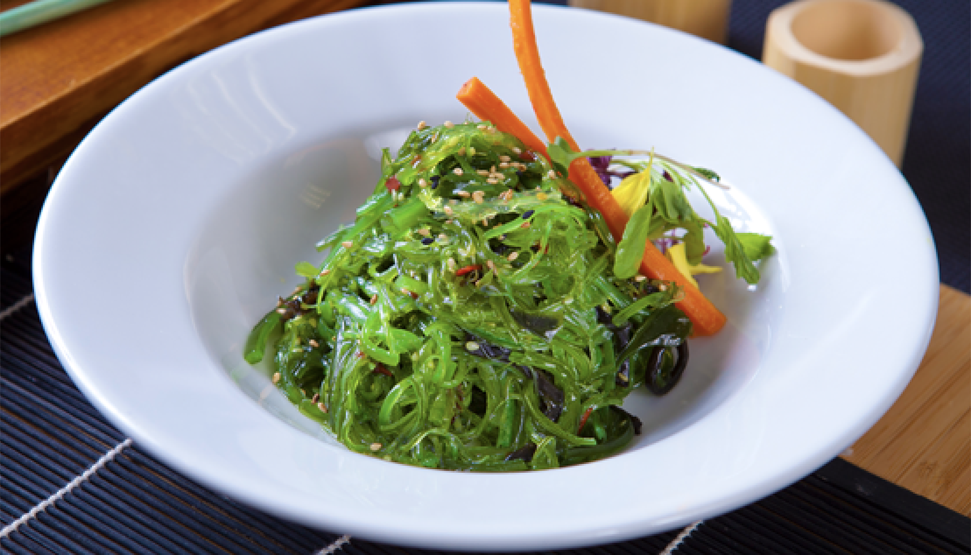 Order Seaweed Salad food online from Hikari Sushi Bar store, Simi Valley on bringmethat.com