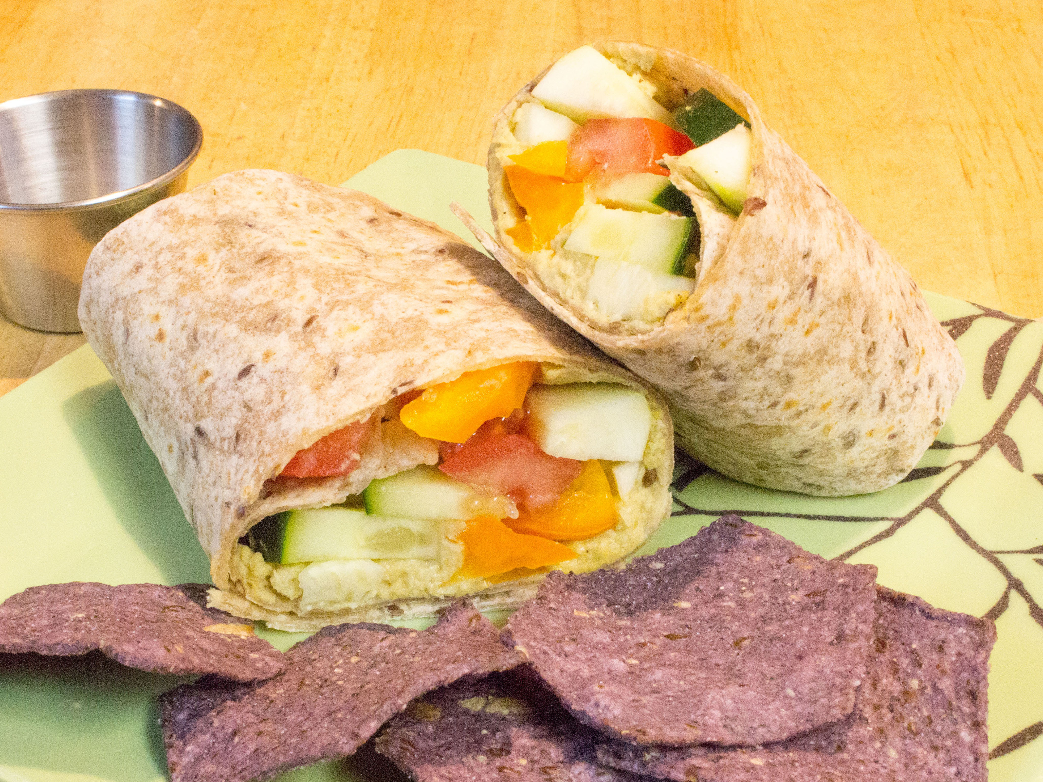 Order Hummus Wrap food online from Healthy On Lark store, Albany on bringmethat.com