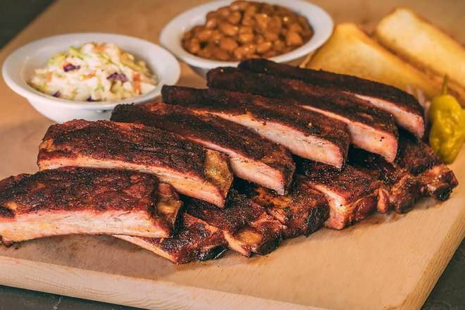 Order Full Back Rib Dinner food online from Billy Sims Bbq store, Franklin on bringmethat.com