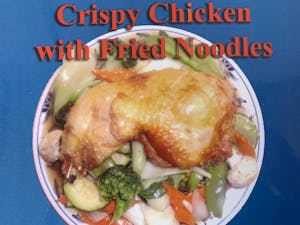 Order Crispy Chicken with Crispy Noodles food online from Hawaii Bbq Deli (96740) store, Kailua-Kona on bringmethat.com