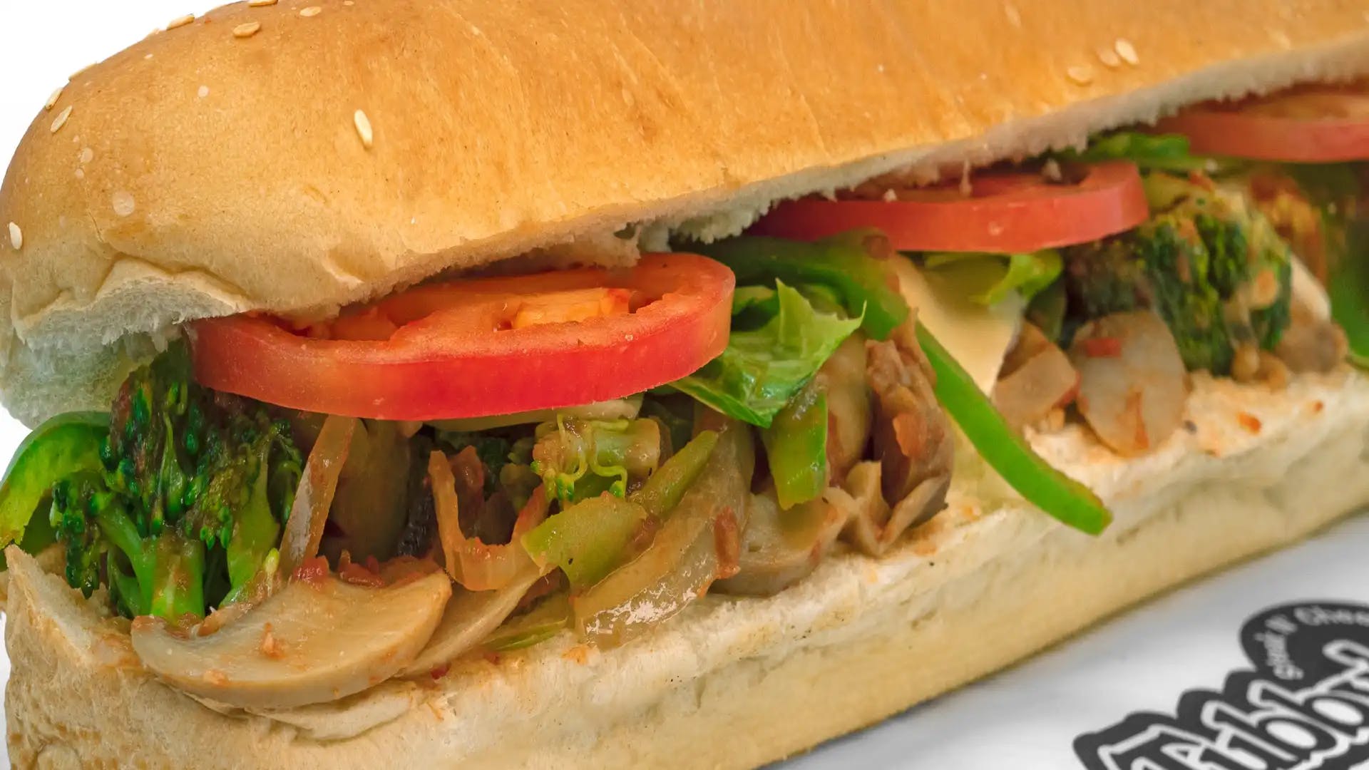 Order Hot Veggie Stir Fry Sub - Small food online from Tubby's Grilled Submarines store, Westland on bringmethat.com