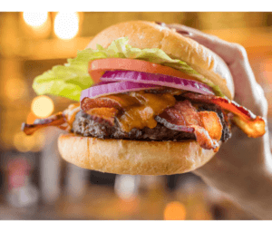Order Bacon Cheeseburger food online from Wingers store, Pocatello on bringmethat.com