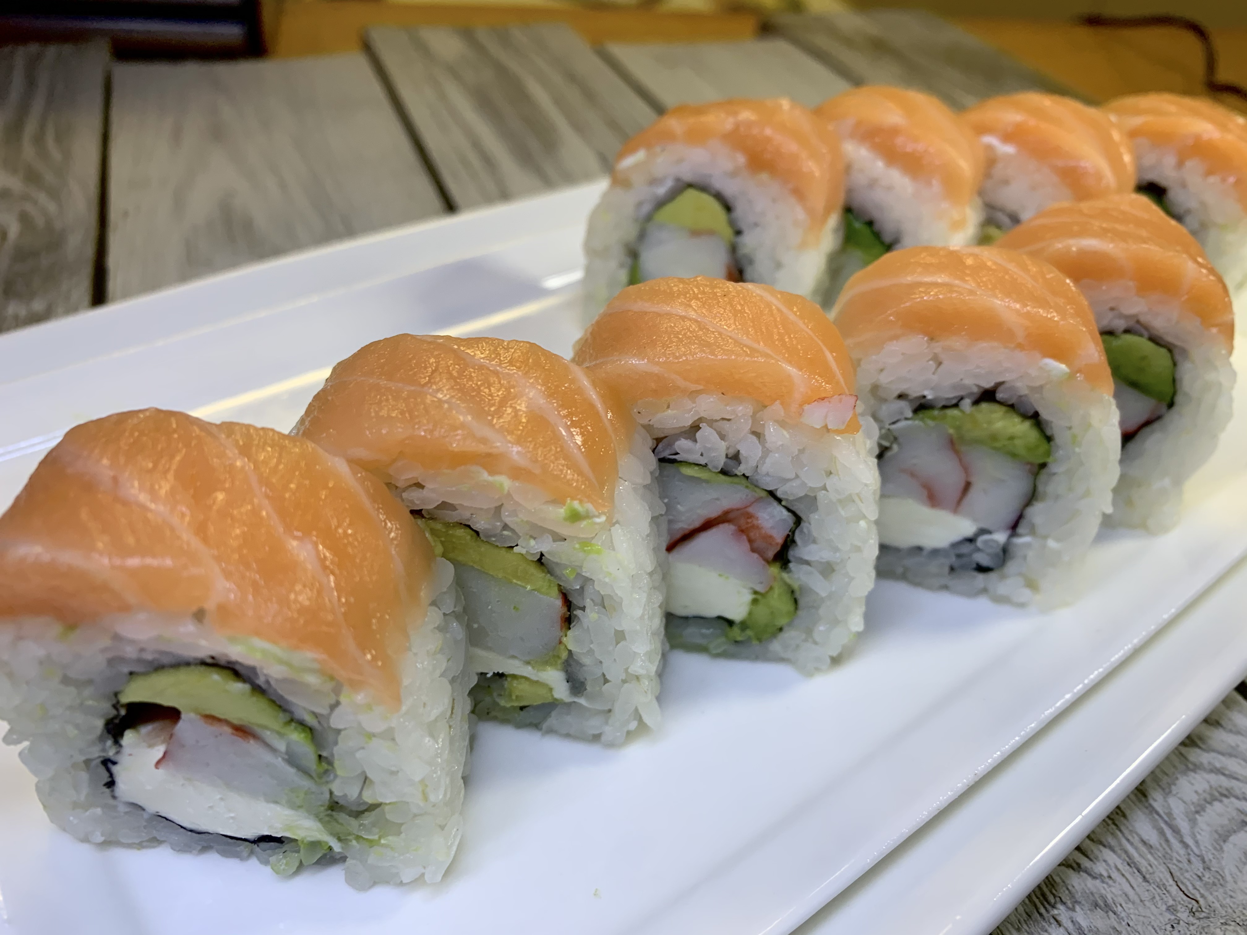 Order Salmon food online from Moonrise Spirits And Sushi store, El Paso on bringmethat.com