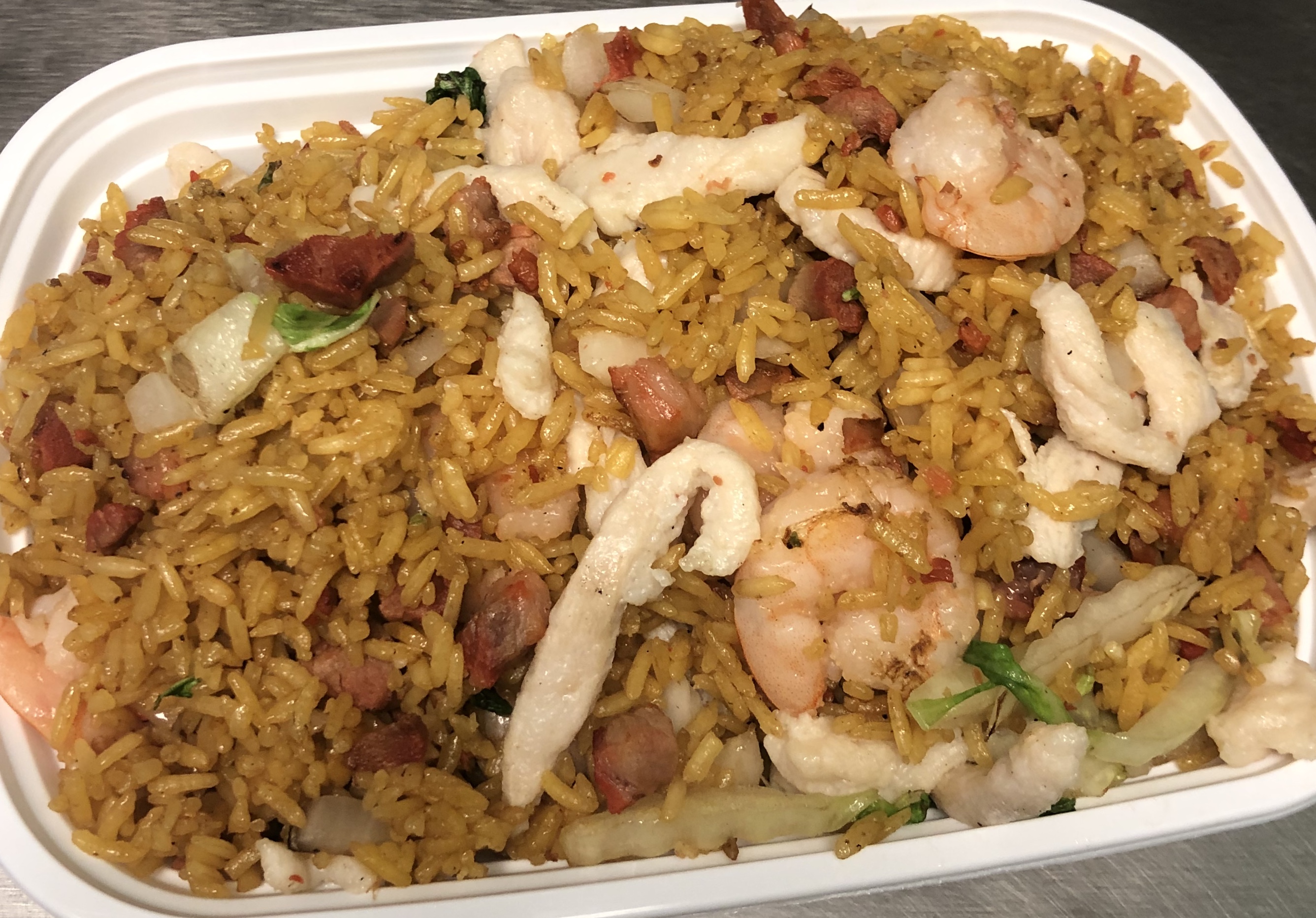 Order 28. House Special Fried Rice food online from China Star store, Dunbar on bringmethat.com