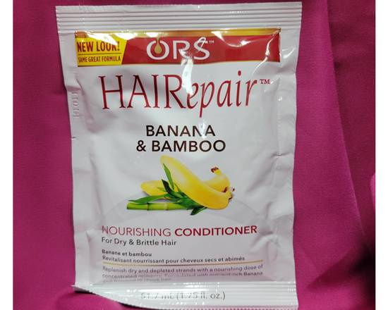 Order ORS HAIRepair Banana & Bamboo Nourishing Conditioner  food online from iDa Beauty Supply Store store, Middletown on bringmethat.com