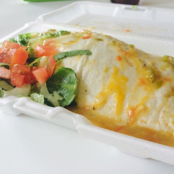 Order Burrito food online from Jesus Mexican Taqueria store, Aurora on bringmethat.com