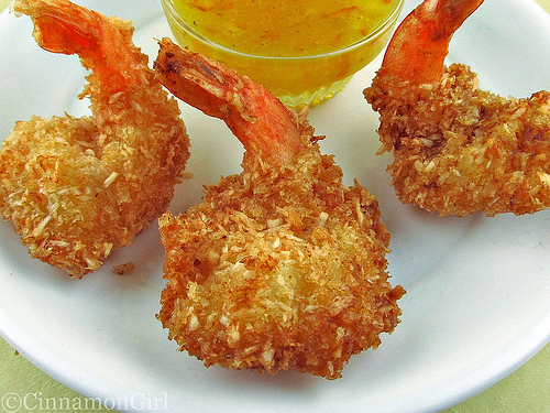 Order Coconut Shrimp (10 pcs) food online from Liberty Eatery store, Jersey City on bringmethat.com