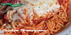 Order Chicken Parmigiana  food online from Rosatis Pizza store, Peoria on bringmethat.com