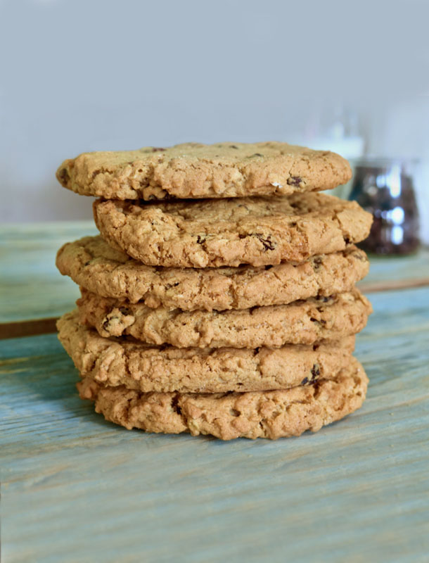 Order 12 Piece Oatmeal Raisin food online from Sweet Valley Cookie Company store, Eagle on bringmethat.com
