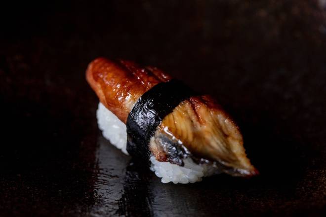 Order Unagi (Fresh Water Eel) Nigiri food online from Nakato Japanese Restaurant store, Atlanta on bringmethat.com