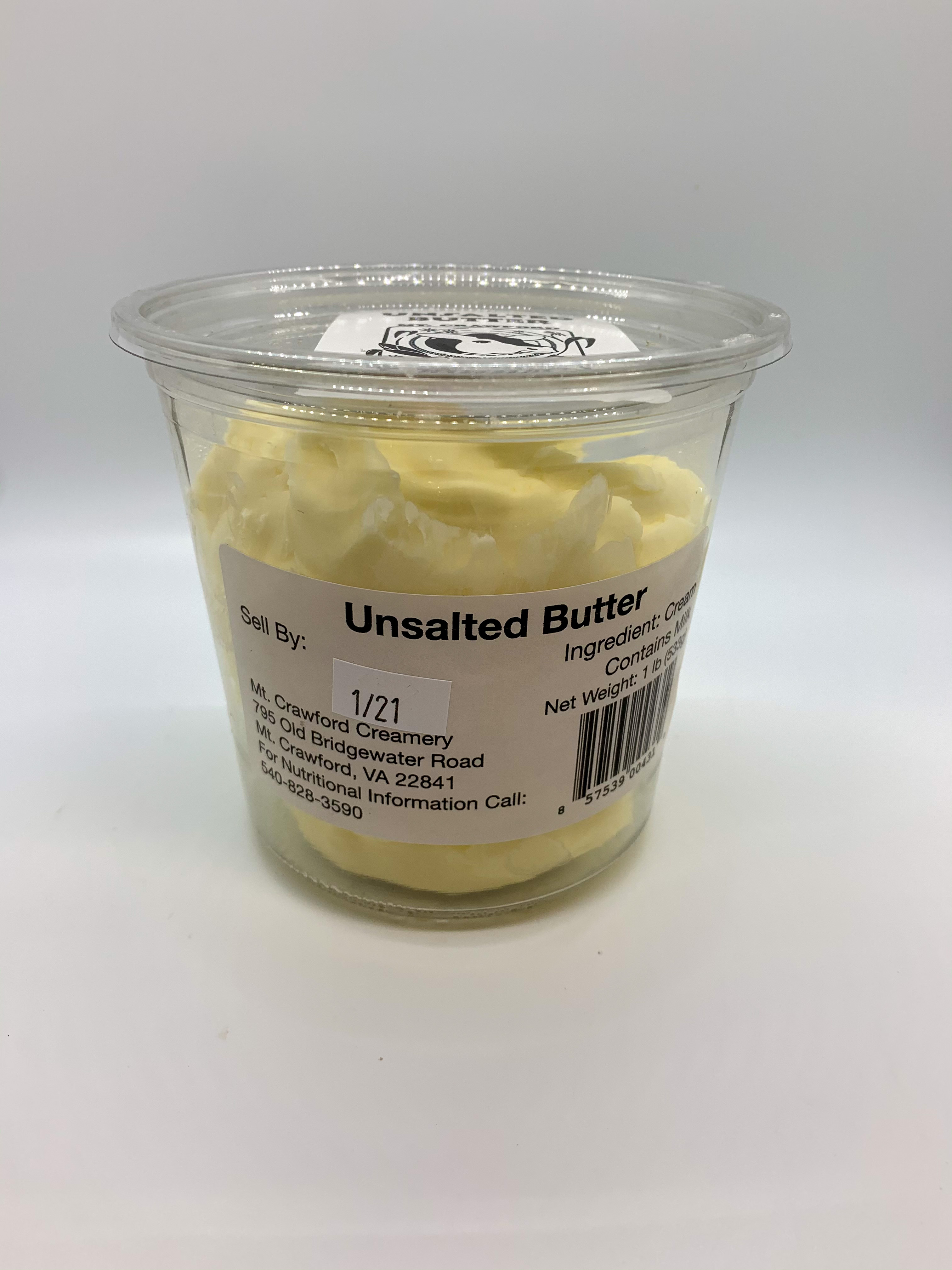 Order Unsalted Butter 1lb food online from Smiley Ice Cream store, Bridgewater on bringmethat.com