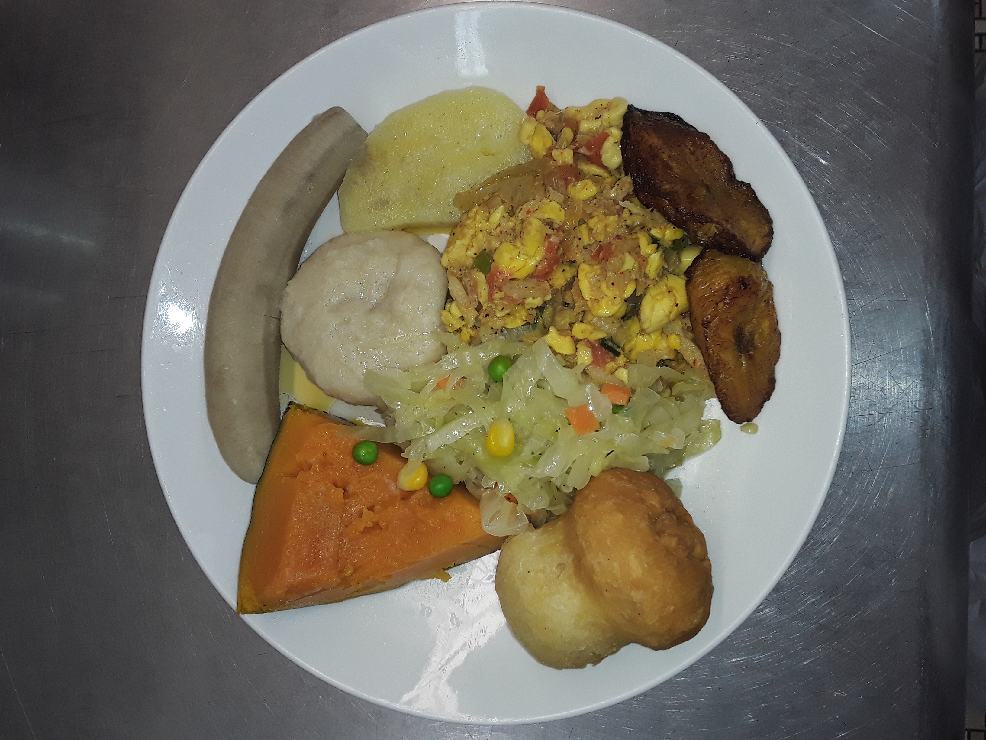 Order Ackee Saltfish Breakfast food online from Oga Jamaican Cuisine Aka Yabba Kitchen store, Plainfield on bringmethat.com