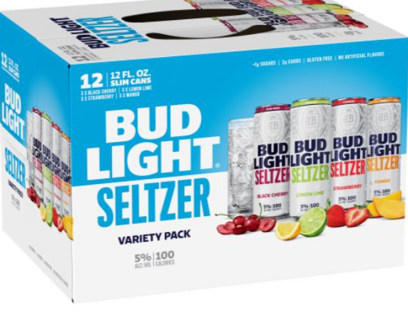 Order Budlight Seltzer 12 Pack Variety food online from Eddies Liquor & Wine store, Santa Monica on bringmethat.com