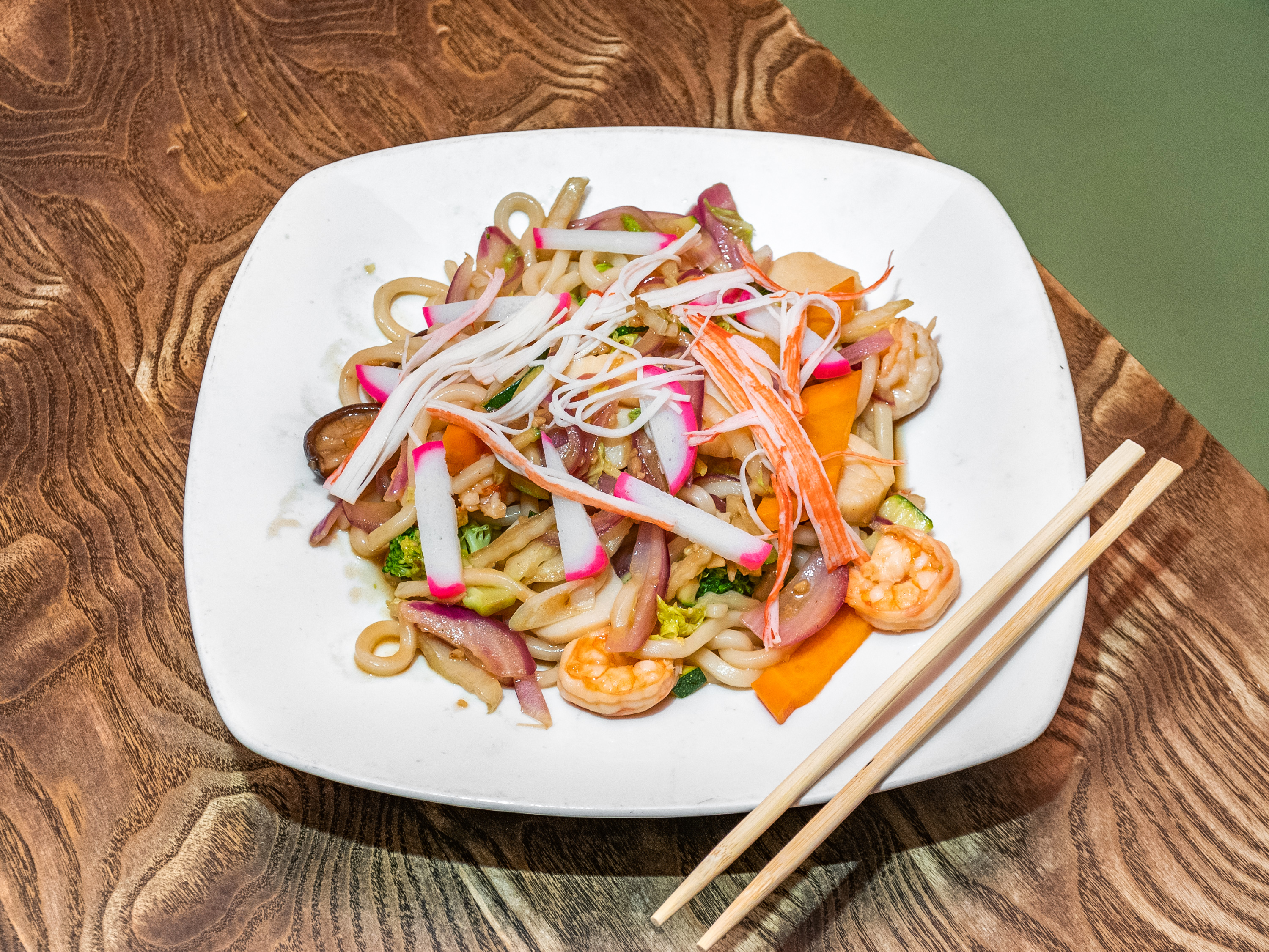 Order Seafood Udon food online from Samurai Sushi & Hibachi store, West Des Moines on bringmethat.com