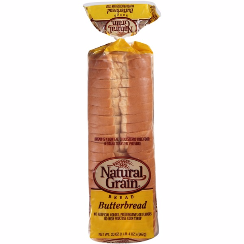 Order Natural Grain Butterbread 20oz food online from 7-Eleven store, Portsmouth on bringmethat.com