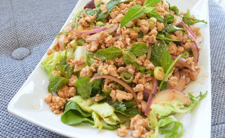 Order Chicken Salad (Larb) food online from Toomie's Thai By Mee Choke store, Alameda on bringmethat.com