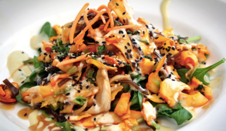 Order Ikasansai Salad food online from Black Sesame store, Irving on bringmethat.com