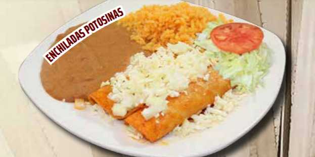 Order Enchiladas Potosinas food online from Taqueria Jalisco store, Corpus Christi on bringmethat.com