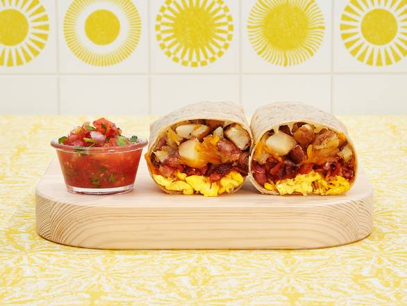 Order Bacon Breakfast Burrito food online from Sunny And Fine store, Camarillo on bringmethat.com